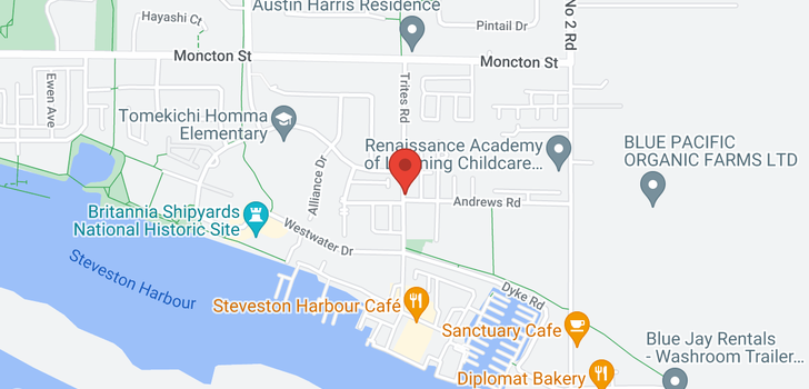 map of 5551 ANDREWS ROAD